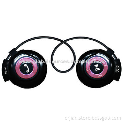 Sports Earphone for iPod/Mobile Phones, Mini USB Port, 2.5mm Audio Jack, Stereo Bluetooth